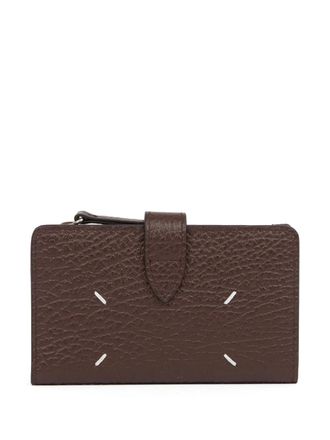 Maison Margiela four-stitch logo wallet - unisex - Calf Leather - One Size - Brown