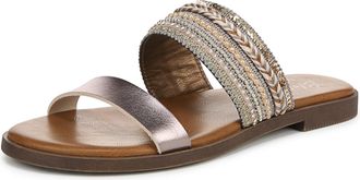 Blowfish Womens Curtis Flat Sandal, Pearl, Medium Fit, UK 7