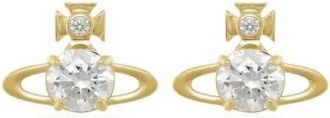 Vivienne Westwood Reina Large Earring - female - Vivienne Westwood - Earrings - Yellow - ONE SIZE - Accessories