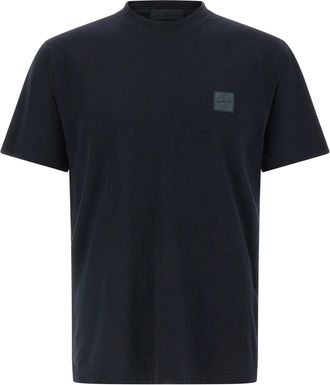 Stone Island Logo Patch T-Shirt Black