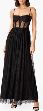 Cami NYC Archer Lace Maxi Dress in Black at Nordstrom, Size 00