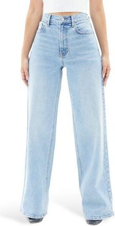 PacSun Patrice Stretch Wide Leg Jeans in Medium Indigo at Nordstrom Rack, Size 24