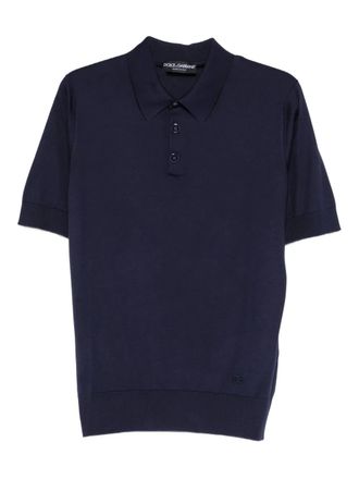 Dolce & Gabbana Polo a maniche corte - Blu