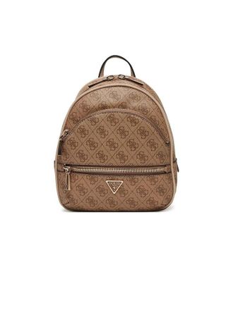 Guess Womens Backpack Latte Logo Polyurethane