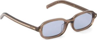 Prada SPRD06C050E28I Rectangular Frame Sunglasses