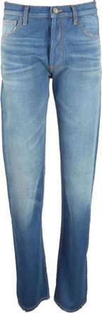 The Attico Katoenen Jeans - Dames - Slim Fit Jeans - Blauw - W27 - Katoen - Jeans