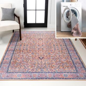 Jonathan Y Designs Kemer All-Over Persian Machine-Washable Area Rug in Multi at Nordstrom, Size 3Ft 0In X 5Ft 0In