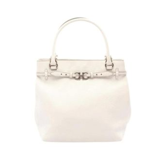 Ferragamo Pre-owned Handbags, female, White, Size: ONE SIZE Pre-owned Handbag