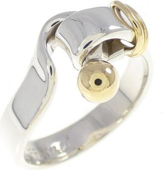 Tiffany & Co. Yellow Gold (18K) Silver 925 Band Ring (Pre-Owned)