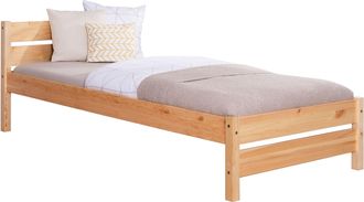 Ticaa Massivholzbett »Bora« ideal fürs Kinder- und Jugendzimmer, inklusive Rollrost