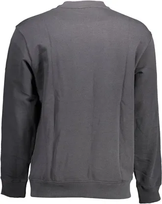 Napapijri Logo-Embroidered Cotton Sweatshirt - Gray