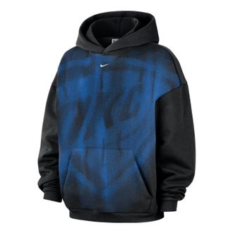 Nike Oklahoma City Thunder Standard Issue Fleece Hoodie Black White IQ2561-010