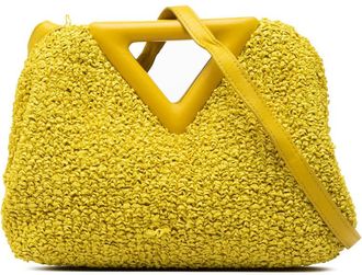 Bottega Veneta Pre-owned Bottega Veneta Small Boucle Curly Raffia The Point Triangle Satchel Ladies 26QDKF6LV1WGC11Z