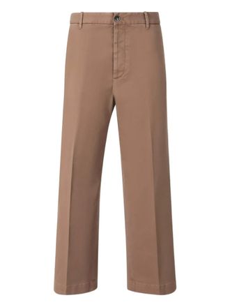 Nine In The Morning button-fastening cotton trousers - men - Cotton - 46 - Brown