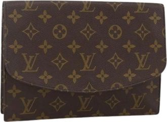 Louis Vuitton Pre-owned Clutches, female, Brown, Size: ONE SIZE Pre-owned Clutch Bag