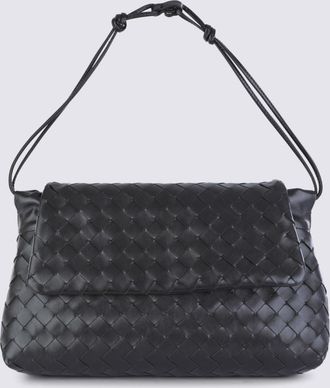 Bottega Veneta Dark Brown Leather Day Pouche