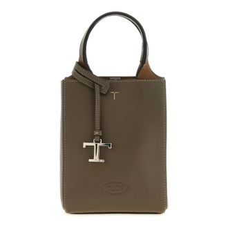 Tod's TOD S Micro Handbag - female - Tods - Shopping Bags - Green - ONE SIZE - Bags