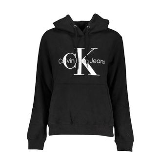 Calvin Klein Zwarte Katoenen Dames Sweatshirt