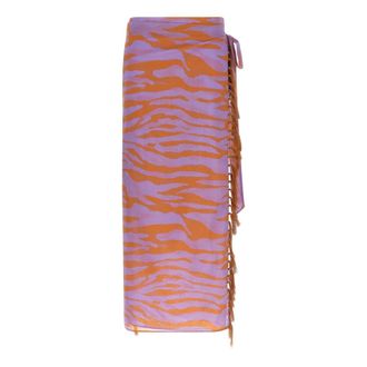 The Attico Il Primo Bagno Sarong Skirt - female - The Attico - Beachwear - Purple - ONE SIZE - Swimwear