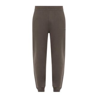 Moncler Sweatpants, male, Brown, Size: 2XL Sweatpants with printed logo
