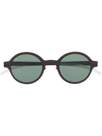 Mykita Nestor round-frame sunglasses - unisex - Metal - 47 - Brown
