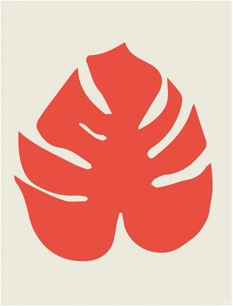 Komar Bild »Winter Tropics Black Panther Monstera« Tiere 1 Stk. tlg. Wandbild zur Dekoration im Kinderzimmer - ohne Rahmen