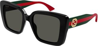 Gucci Butterfly Zonnebril - unisex - Zonnebrillen - Zwart - ONE Size - Accessoires