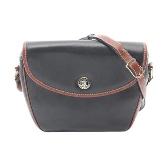 Celine Pre-owned Cross Body Bags, female, Black, Size: ONE SIZE Pre-owned Leather Shoulder Bag