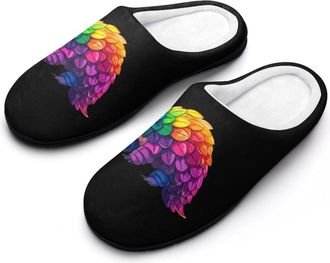Generic Colorful Pangolin Mens Slippers Comfortable And Non-slip Cotton Slipper Shoe for House