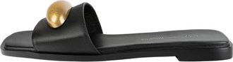 L37 Slippers - Dames - Sandalen - Zwart - 39 EU - Schoenen