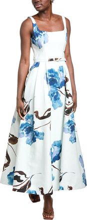 Nicholas Sorelle Linen-Blend Midi Dress