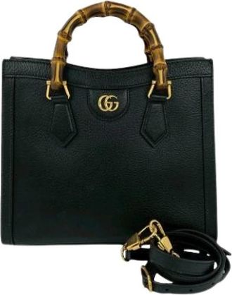 Gucci Pre-owned Diana Handtas - Dames - Vintage Handtas - Zwart - ONE Size - Leer - Vintage