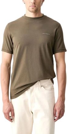 Karl Lagerfeld Tops > T-Shirts - Heren - T-shirts - Groen - 2XL - Tops