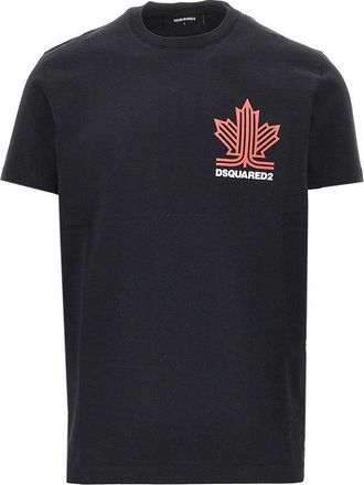 Dsquared2 T-shirt con stampa Ski Leaf Man XXL