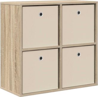 vidaXL Aparador Roble Sonoma 68,5 X 32 X 67 Cm Vidaxl