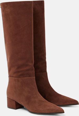 Gianvito Rossi 45 suede knee-high boots