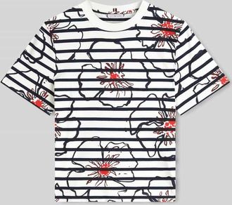 Tommy Hilfiger Regular Fit T-Shirt Modell FLOWER GRAPHIC REG C-NK S in Weiss, Gr&ouml;&szlig;e XL