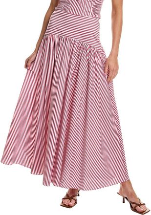 Rowing Blazers Poplin Pinstripe Skirt