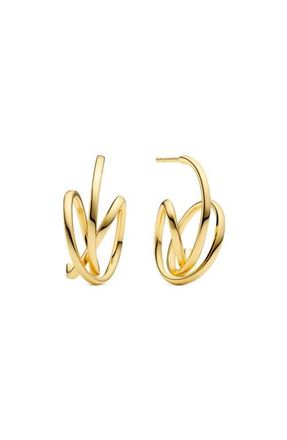 Sif Jakobs Jewellery Earrings Spirale Pianura in 18K Gold Plated at Nordstrom, Size Small