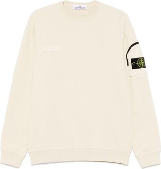 Stone Island Compass-badge sweatshirt - Neutrals