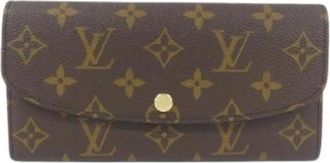 Louis Vuitton Pre-owned Wallets, female, Brown, Size: ONE SIZE Pre-owned Emilie Long Wallet