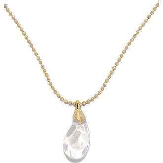 Alexis Bittar Liquid Lucite Teardrop Pendant Necklace in Crystals at Nordstrom
