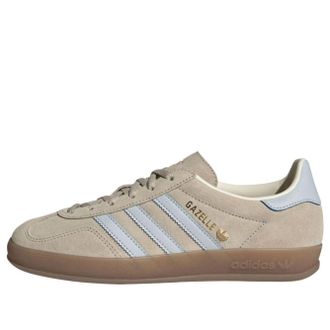 adidas (WMNS) adidas Gazelle Indoor Beige Blue JR2432
