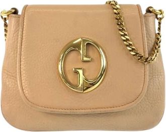 Gucci Pre-owned Cross Body Bags, female, Beige, Size: ONE SIZE Pre-owned Vintage Cross Body Bag