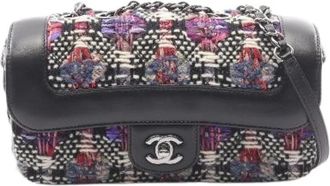 Chanel Pre-owned Matelasse Fabric Lambskin Shoulder Bag - Dames - Vintage Schoudertas - Veelkleurig - ONE Size - Leer - Vintage
