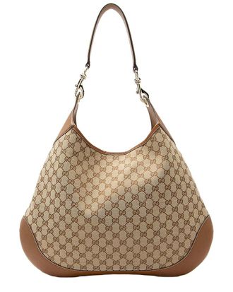 Gucci GG Canvas B Large Shoulder Bag (Authentic Pre-Loved)