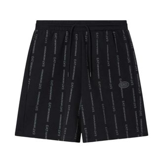 Emporio Armani Casual Shorts, male, Black, Size: XL Training Shorts