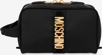 Moschino Beauty case in nylon cordura - Nero