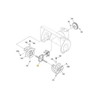 STIGA Sports Scatola ingranaggi 29 ORIGINALE STIGA per spazzaneve SNOW FLAKE 1812-2938-01