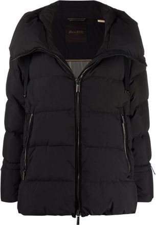Moorer Zwarte Puffer & Down Jas - Dames - Winterjassen - Zwart - XS - Polyester - Jassen